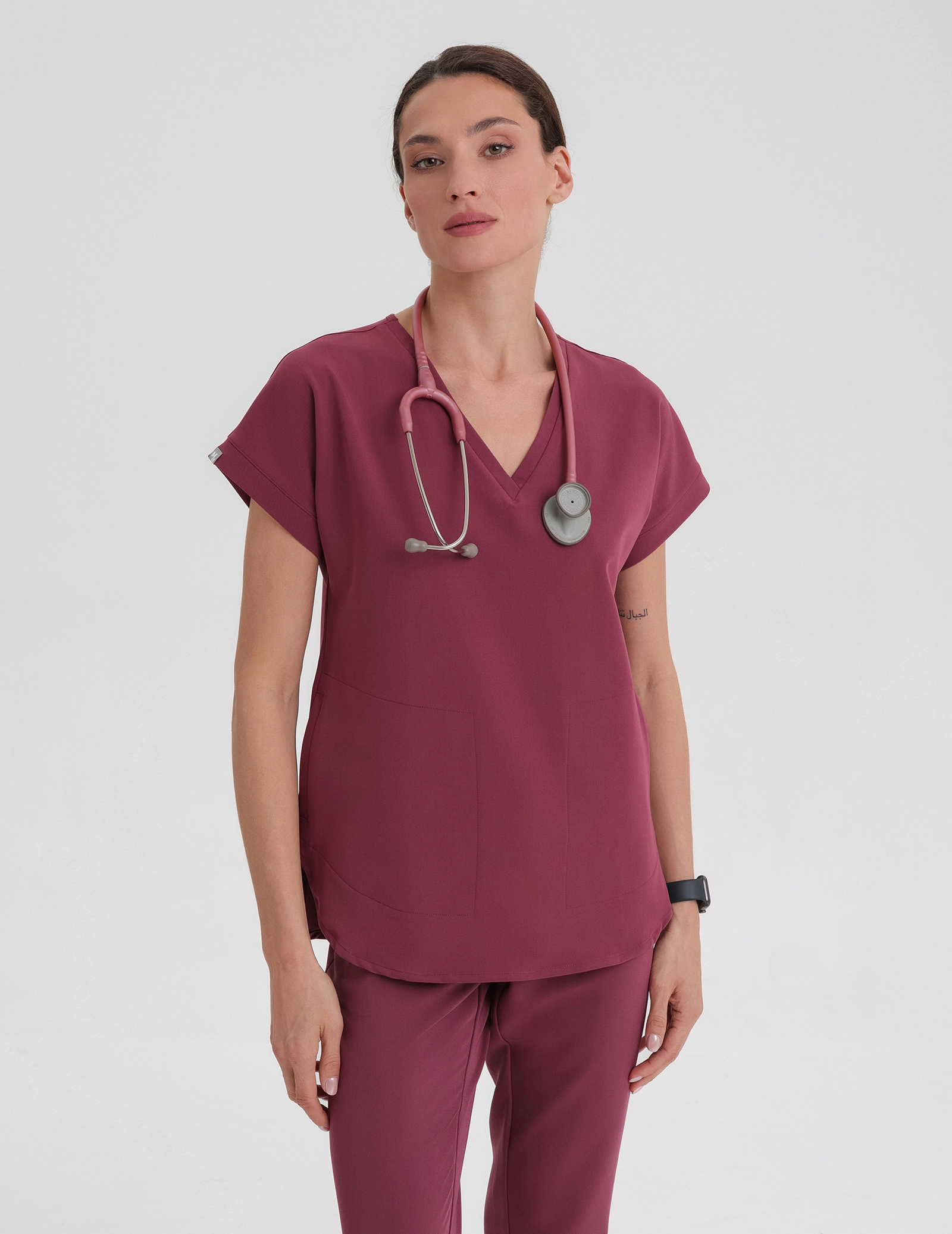 Bluza Medyczna Kendall - MULLED WINE