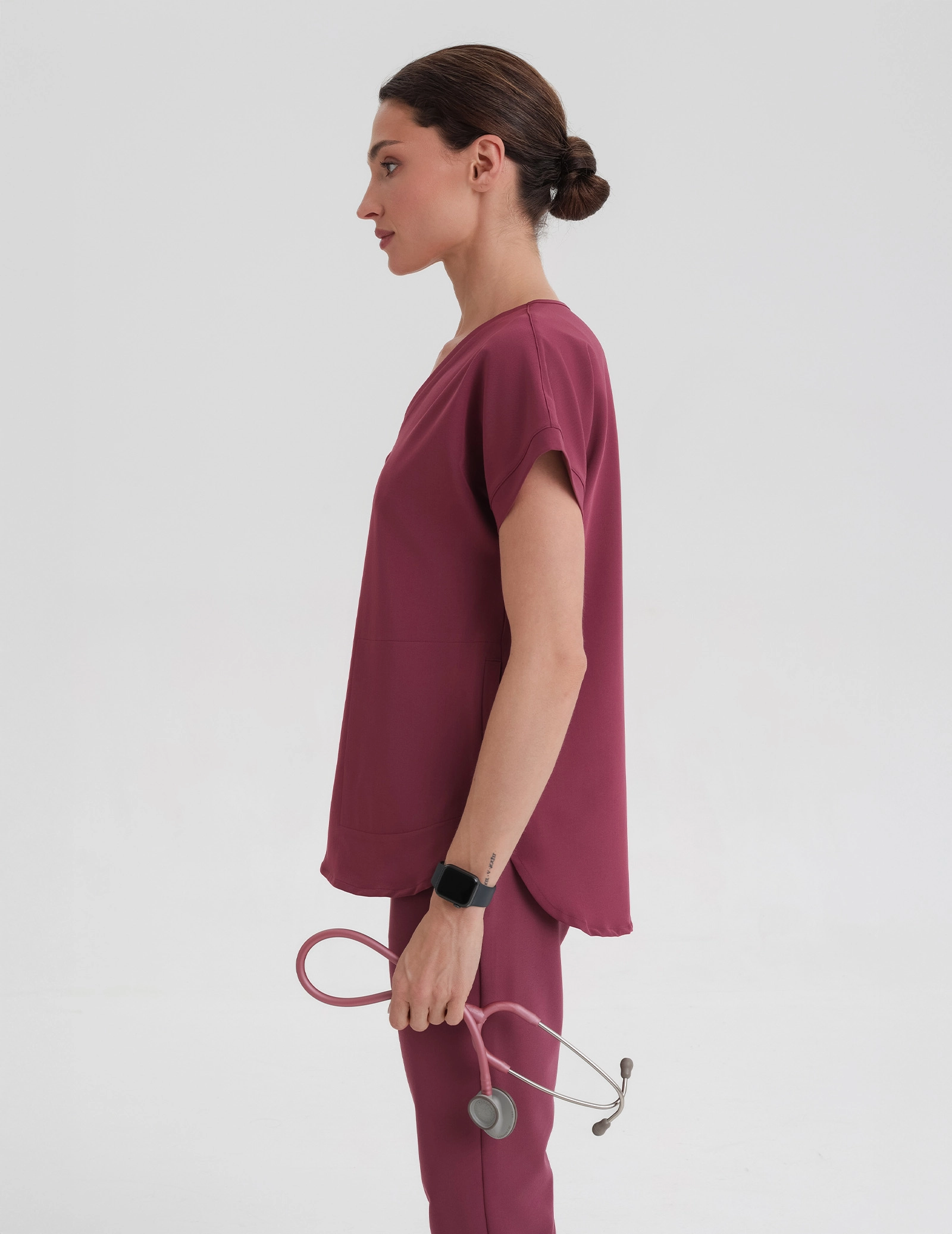 Bluza Medyczna Kendall - MULLED WINE