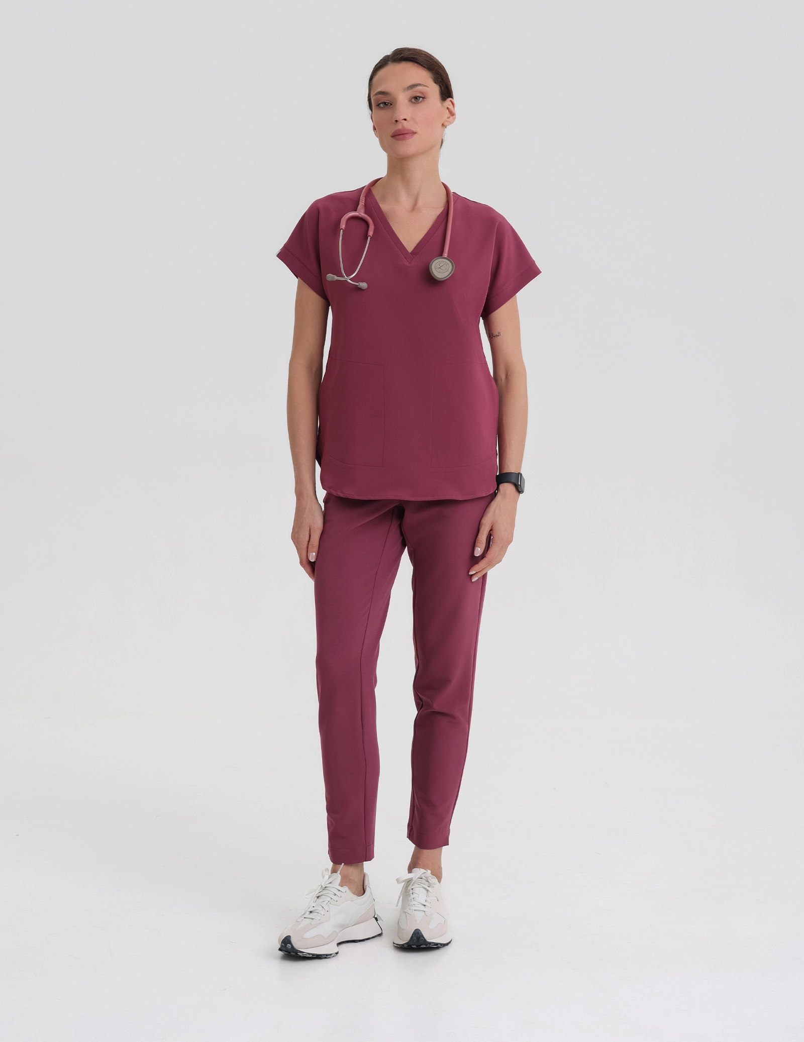 Bluza Medyczna Kendall - MULLED WINE