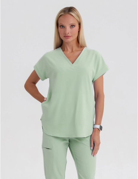 Bluza Medyczna Kendall - MATCHA LATTE