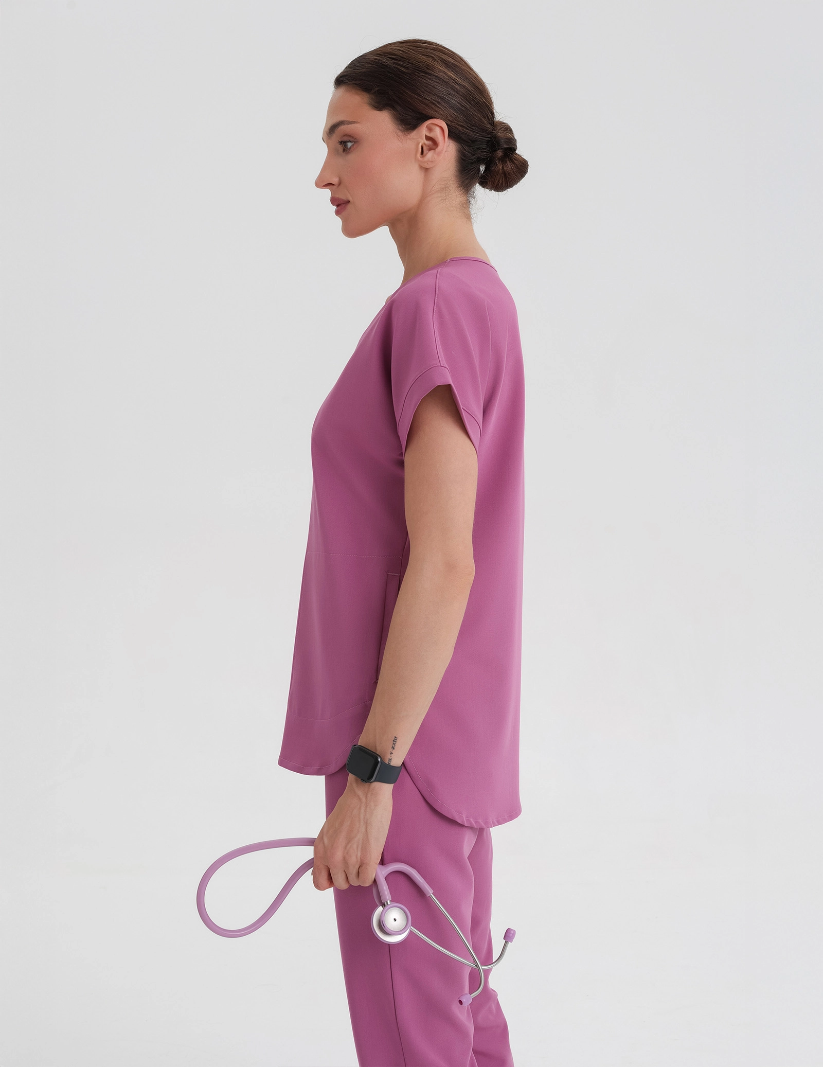 Bluza Medyczna Kendall - BURGUNDY