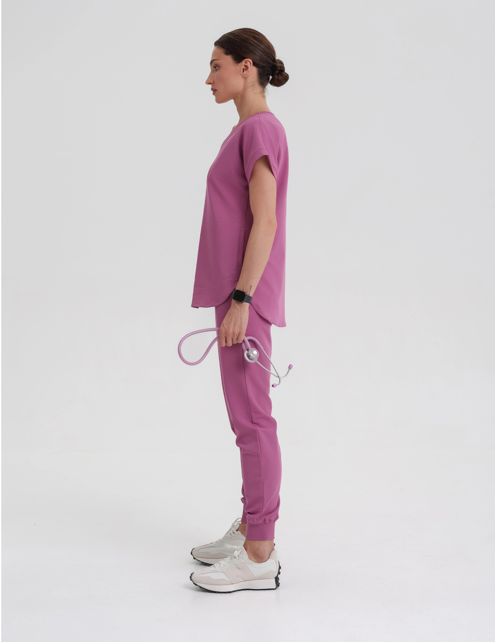 Bluza Medyczna Kendall - BURGUNDY