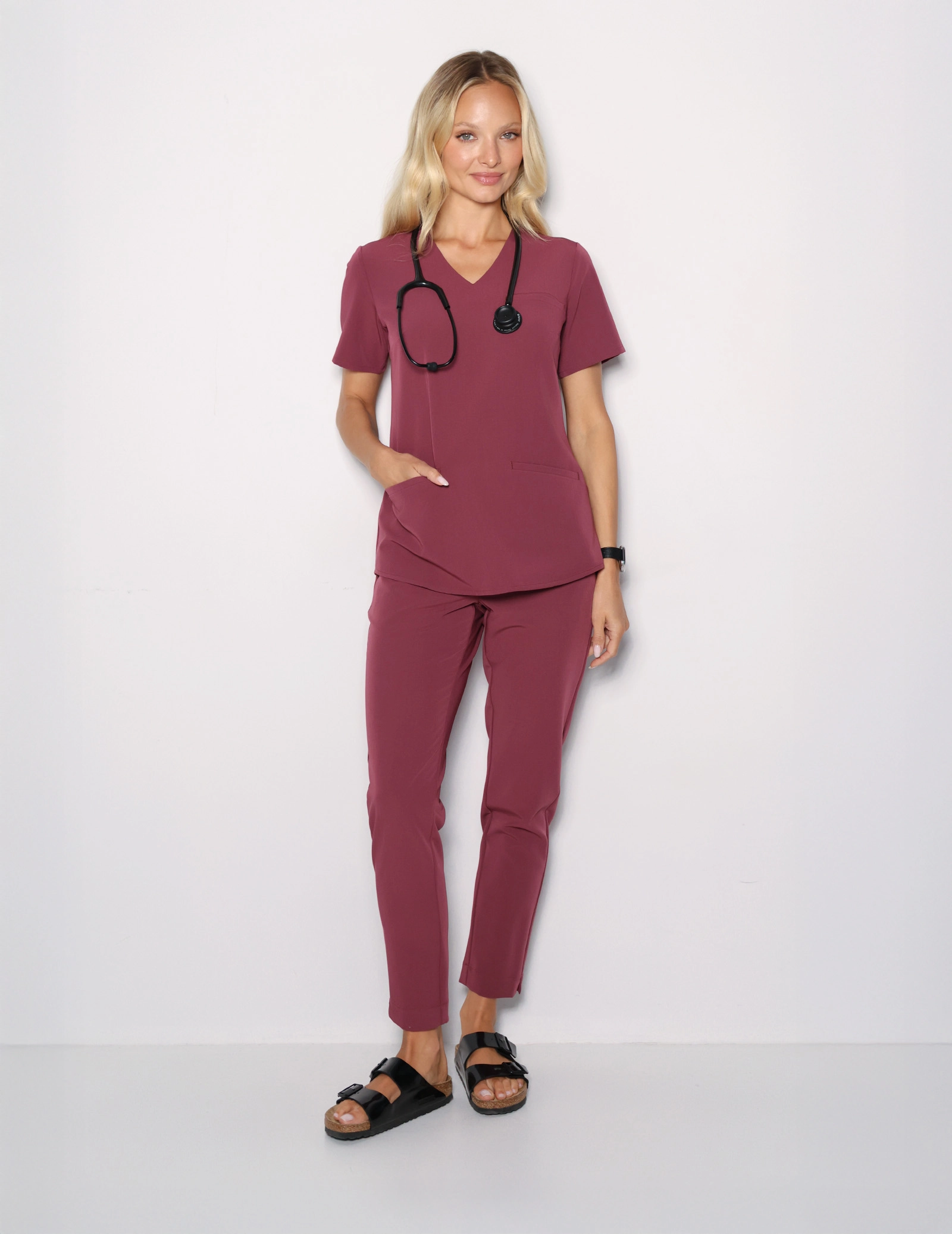 Bluza Medyczna Grace - MULLED WINE