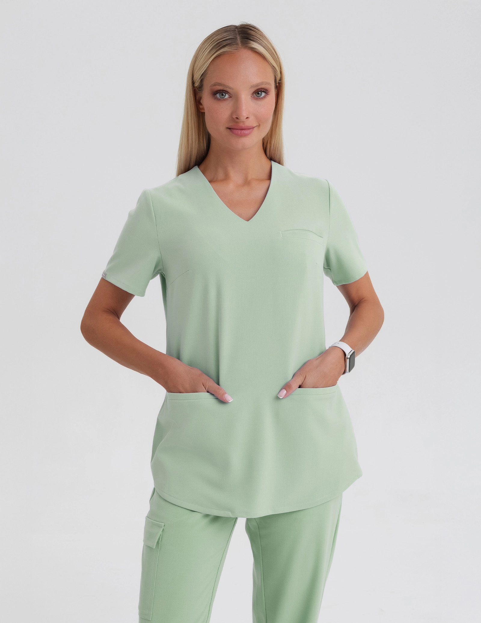 Bluza Medyczna Grace - MATCHA LATTE Bluza Medyczna Grace - MATCHA LATTE