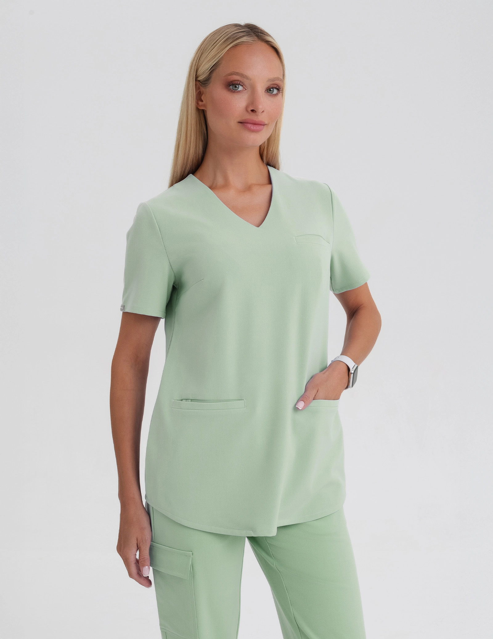 Bluza Medyczna Grace - MATCHA LATTE Bluza Medyczna Grace - MATCHA LATTE