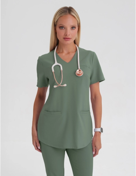 Bluza Medyczna Grace - KHAKI