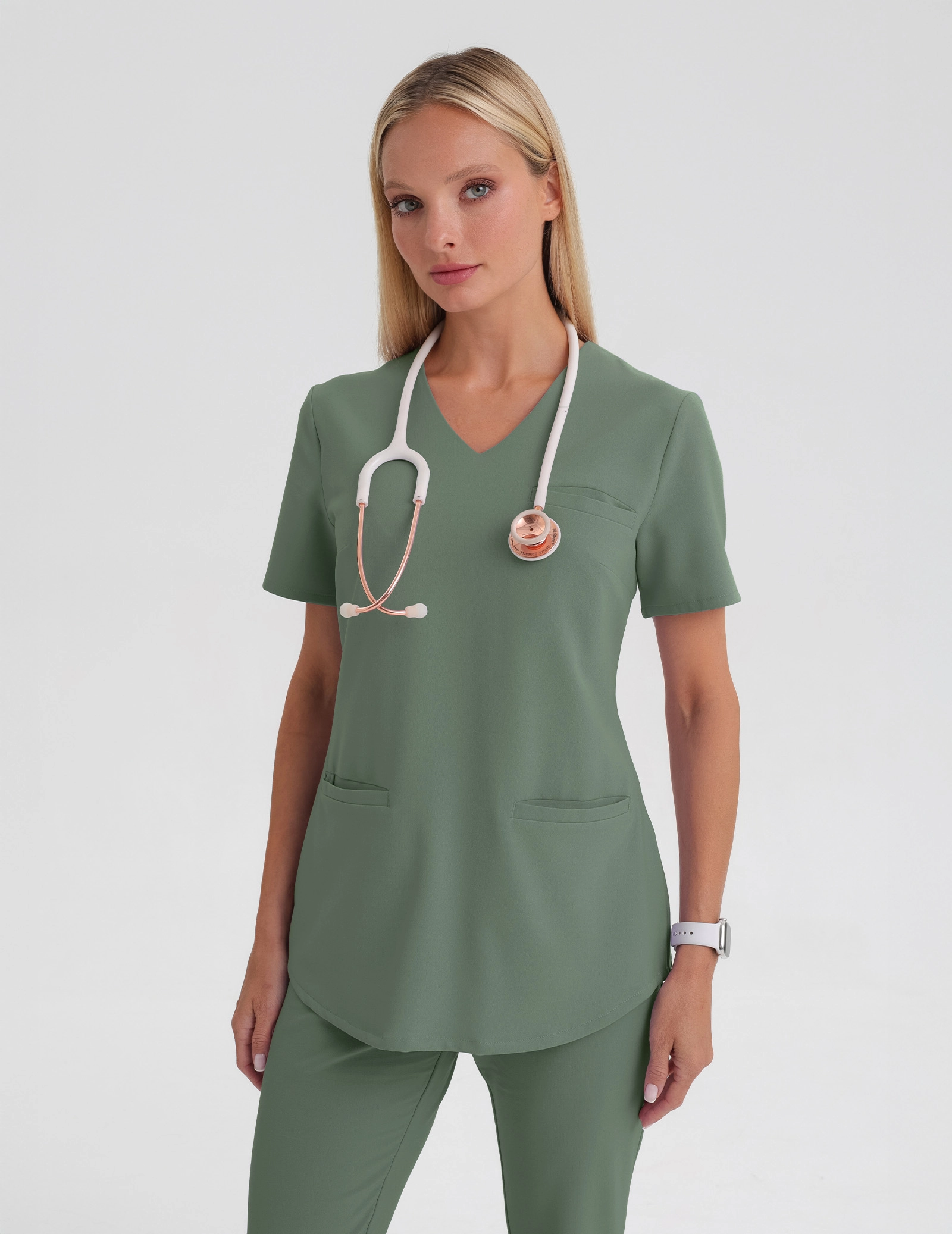 Bluza Medyczna Grace - KHAKI Bluza Medyczna Grace - KHAKI