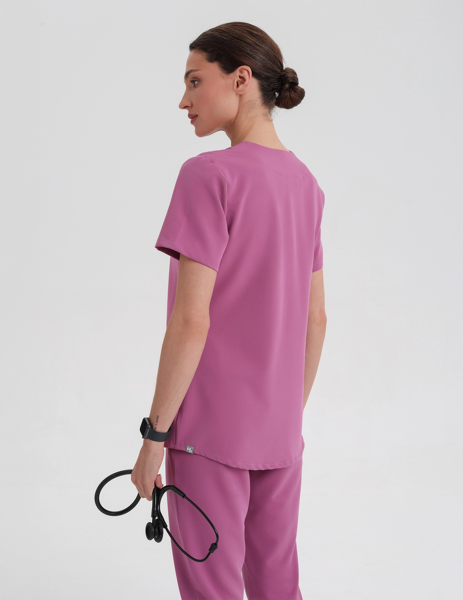 Bluza Medyczna Grace - BURGUNDY