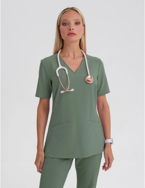 Bluza Medyczna Casy - KHAKI