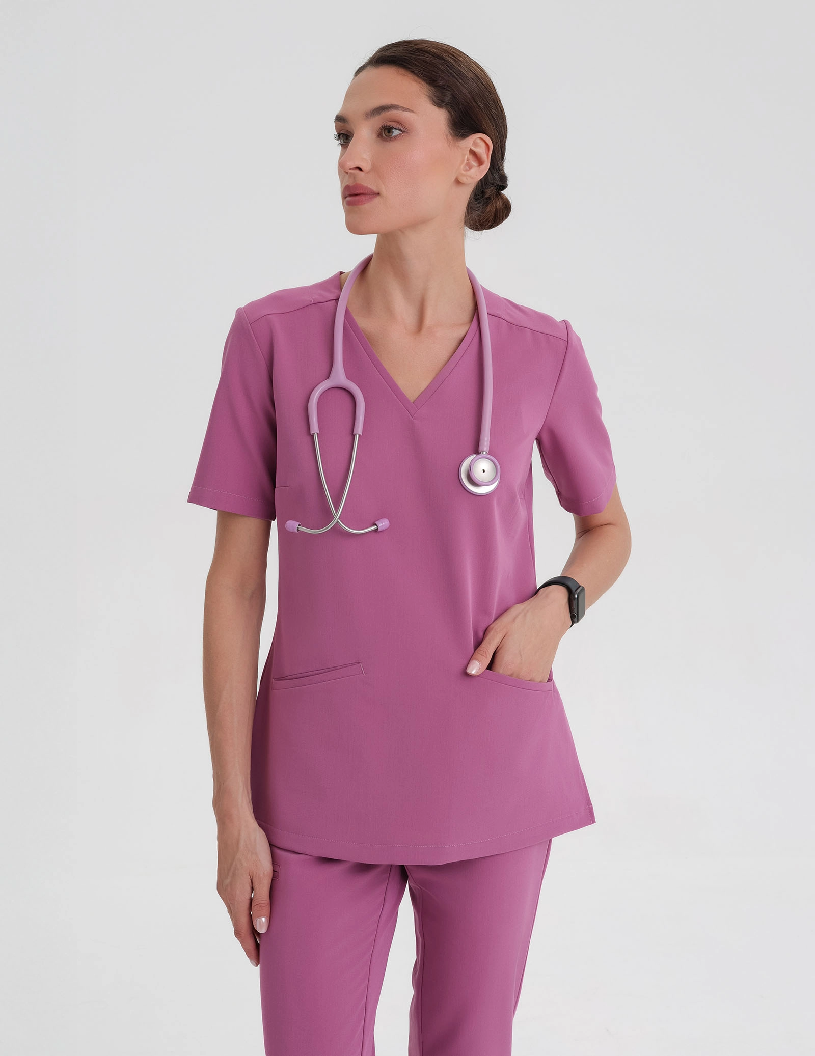 Bluza Medyczna Casy - BERRY SHAKE