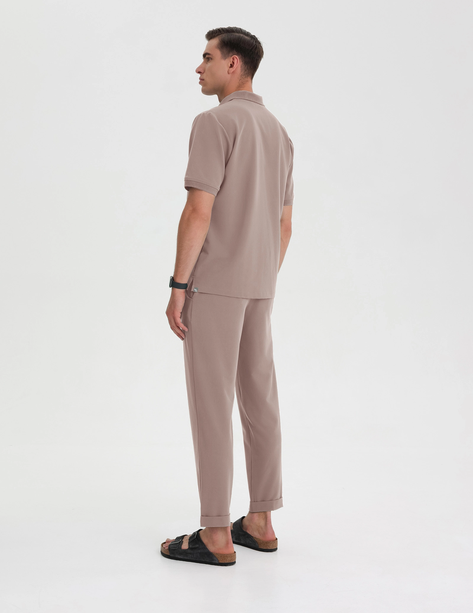 Bluza Medyczna Polo Męska - BEIGE Bluza Medyczna Polo Męska - BEIGE