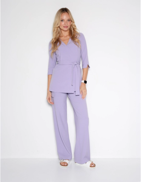 Spodnie YOGA - PURPLE HEATHER