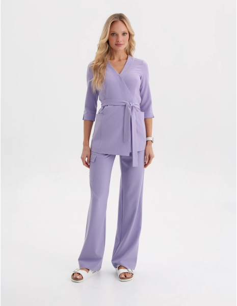 Spodnie YOGA - PURPLE HEATHER