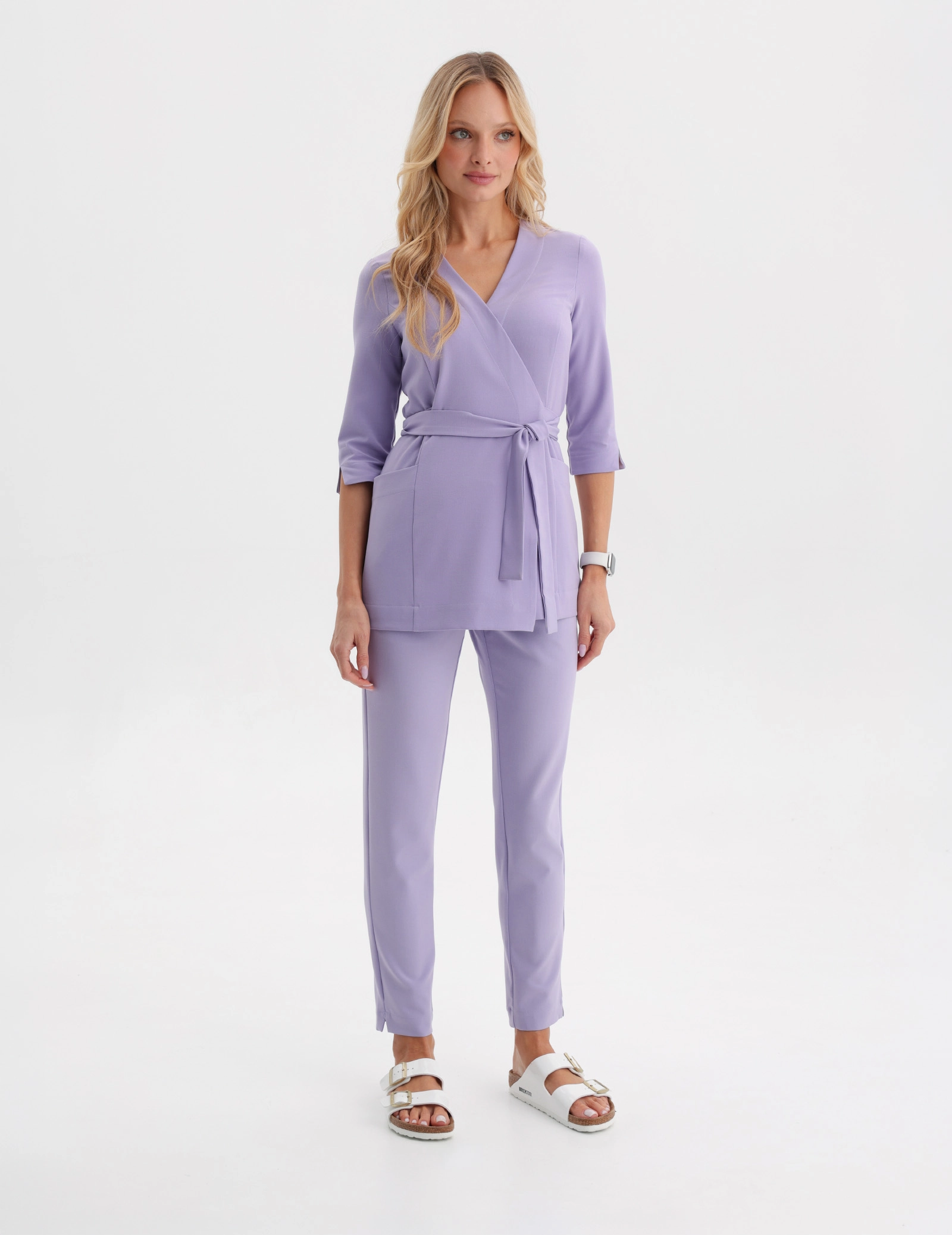 Spodnie damskie Basic - PURPLE HEATHER Spodnie damskie Basic - PURPLE HEATHER