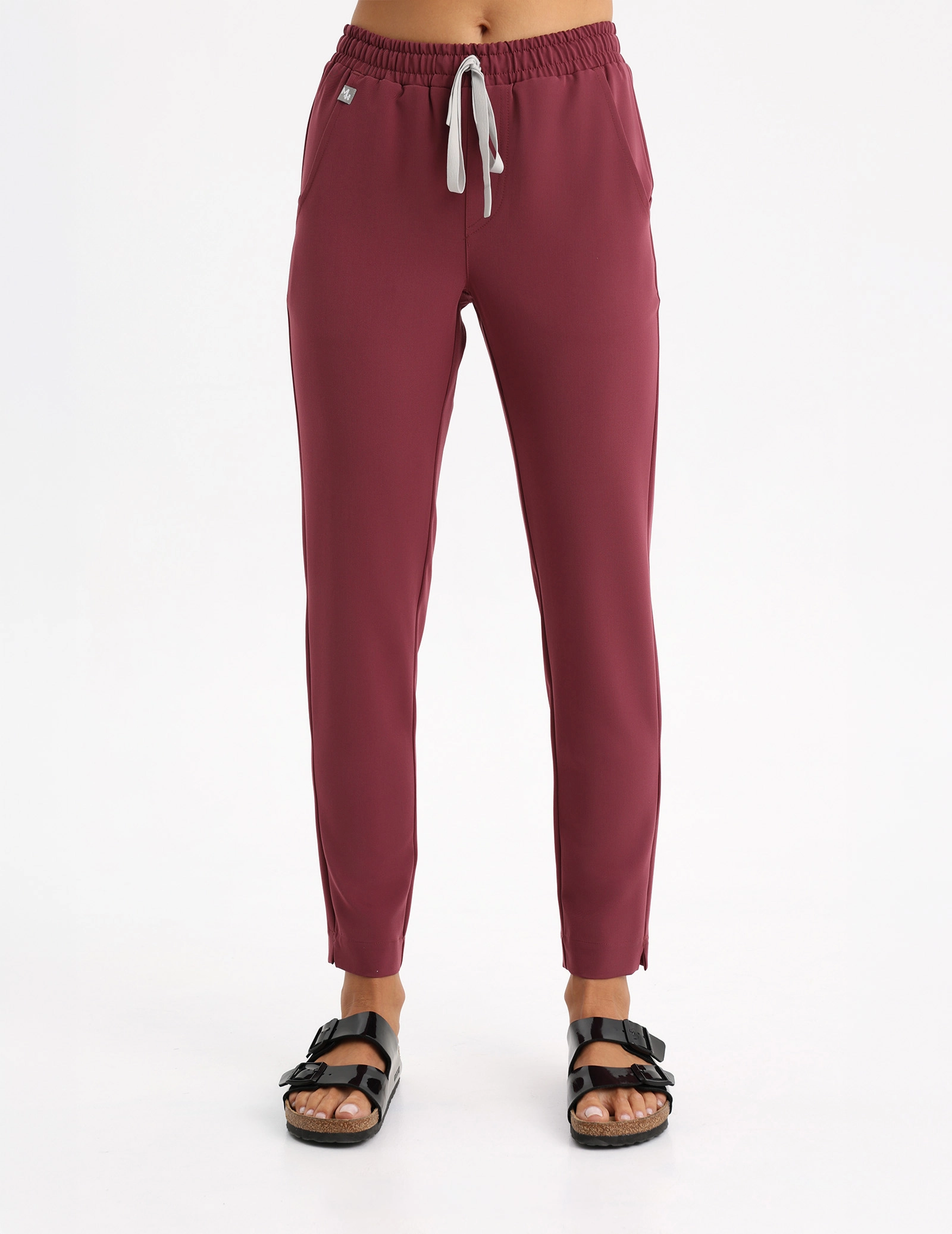 Spodnie damskie Basic - MULLED WINE Spodnie damskie Basic - MULLED WINE