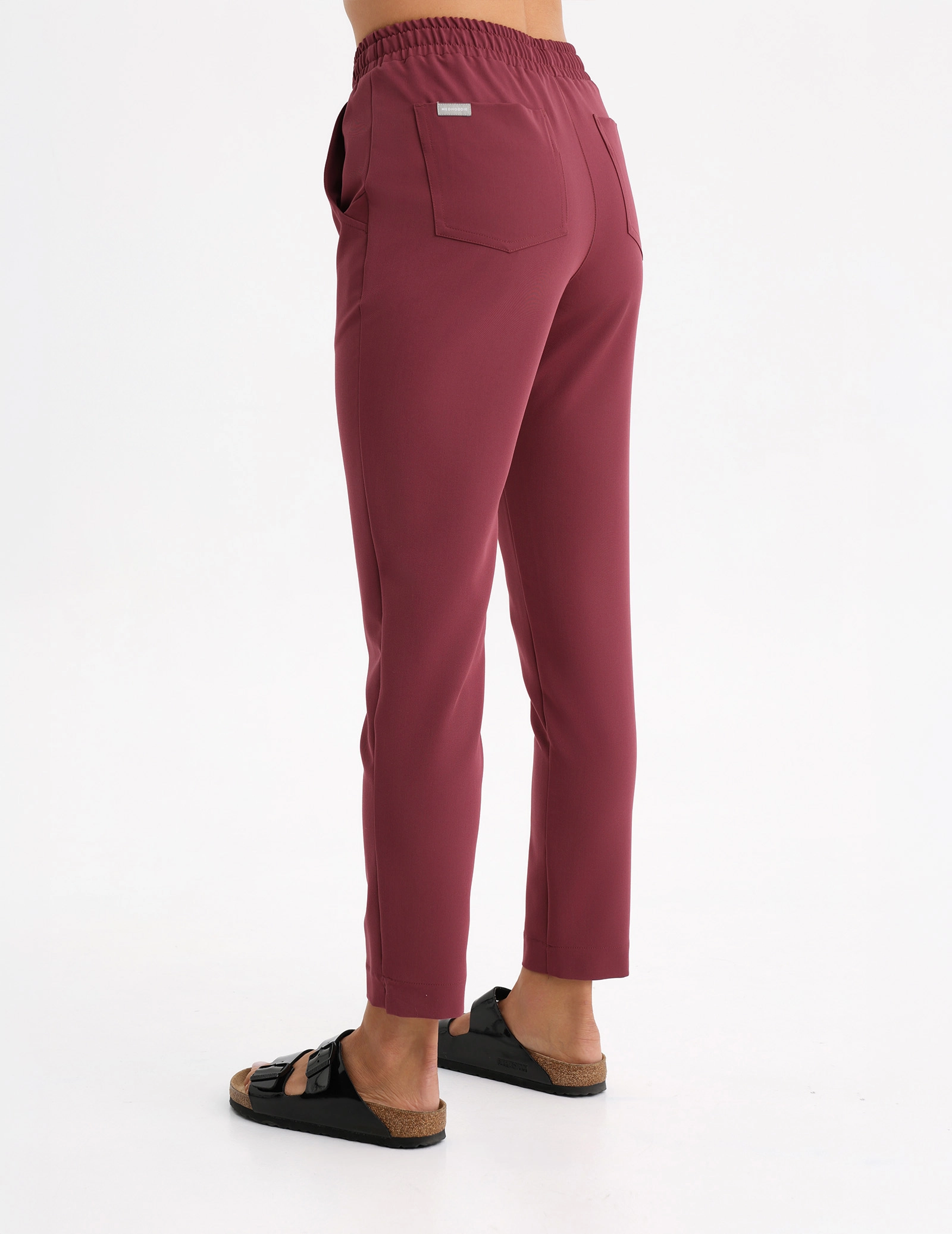 Spodnie damskie Basic - MULLED WINE Spodnie damskie Basic - MULLED WINE