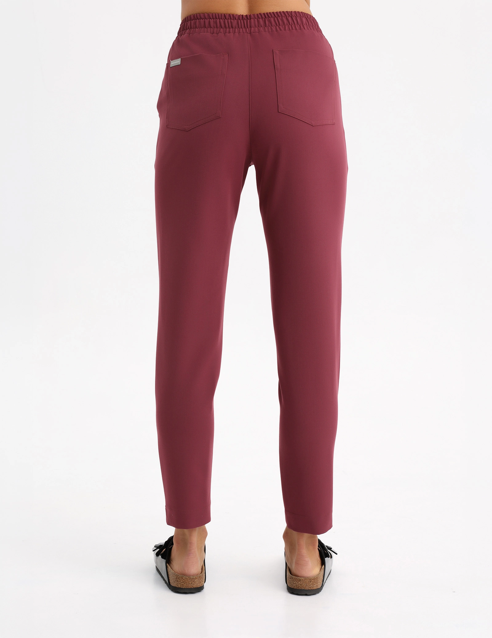 Spodnie damskie Basic - MULLED WINE Spodnie damskie Basic - MULLED WINE