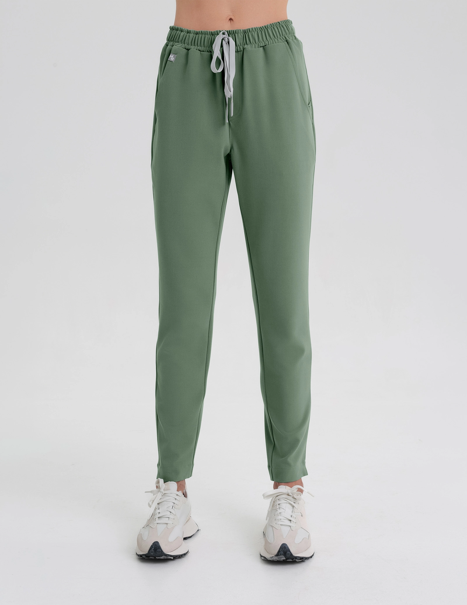 Spodnie damskie Basic - KHAKI