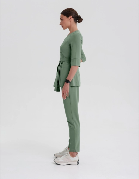 Spodnie damskie Basic - KHAKI