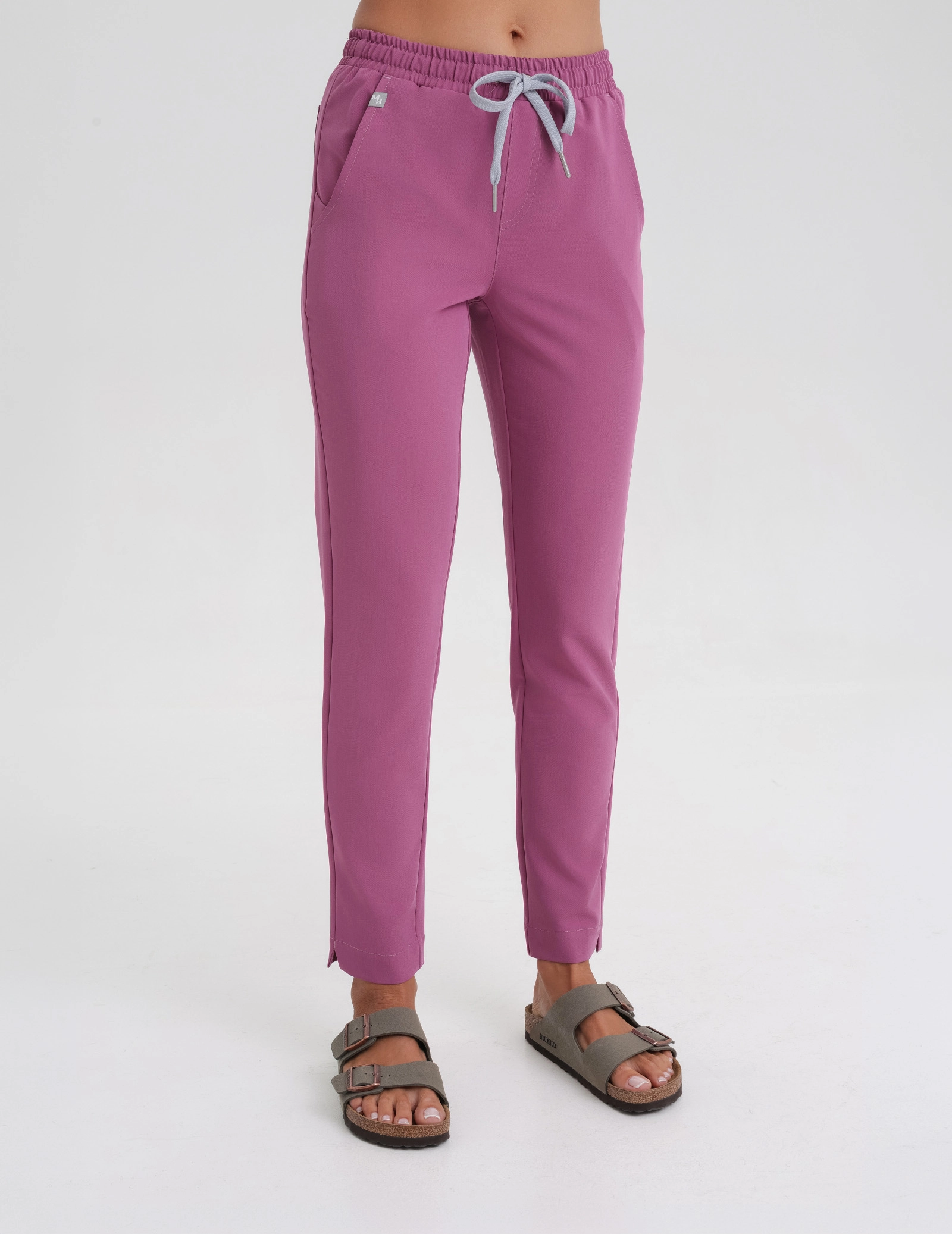 Spodnie damskie Basic - BURGUNDY Spodnie damskie Basic - BURGUNDY