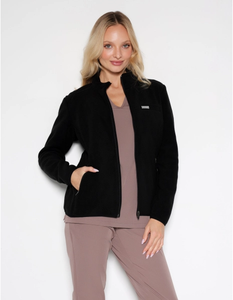 Bluza Polarowa Damska COZY HEAT  - BLACK