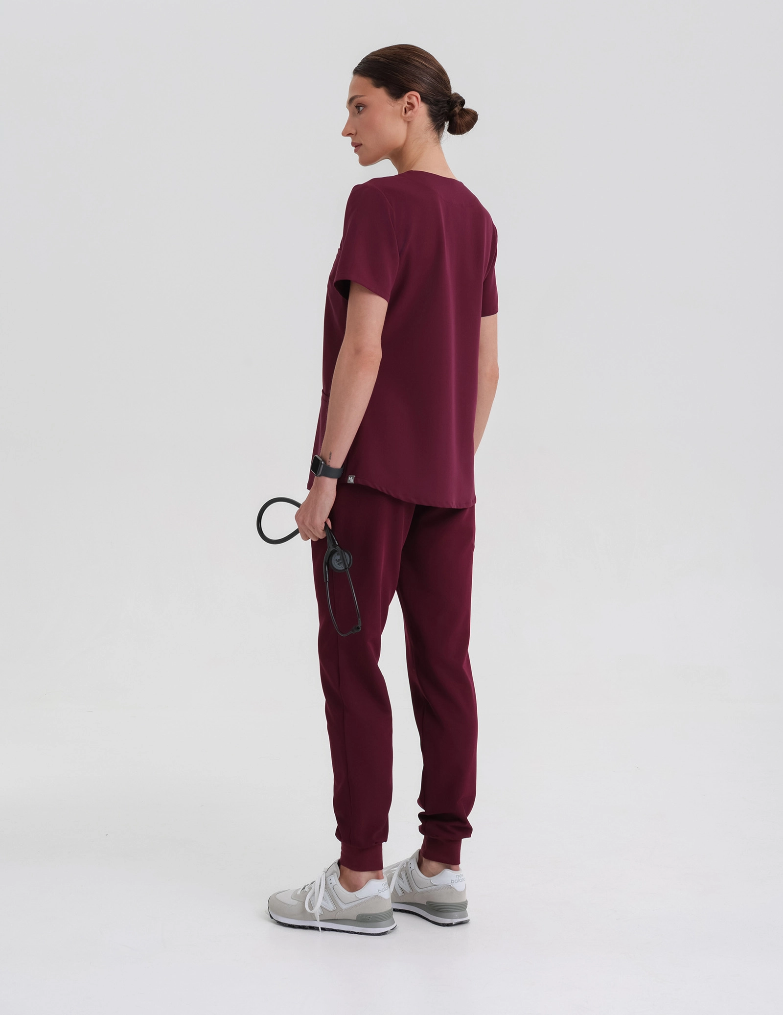Bluza Medyczna Grace - BURGUNDY Bluza Medyczna Grace - BURGUNDY