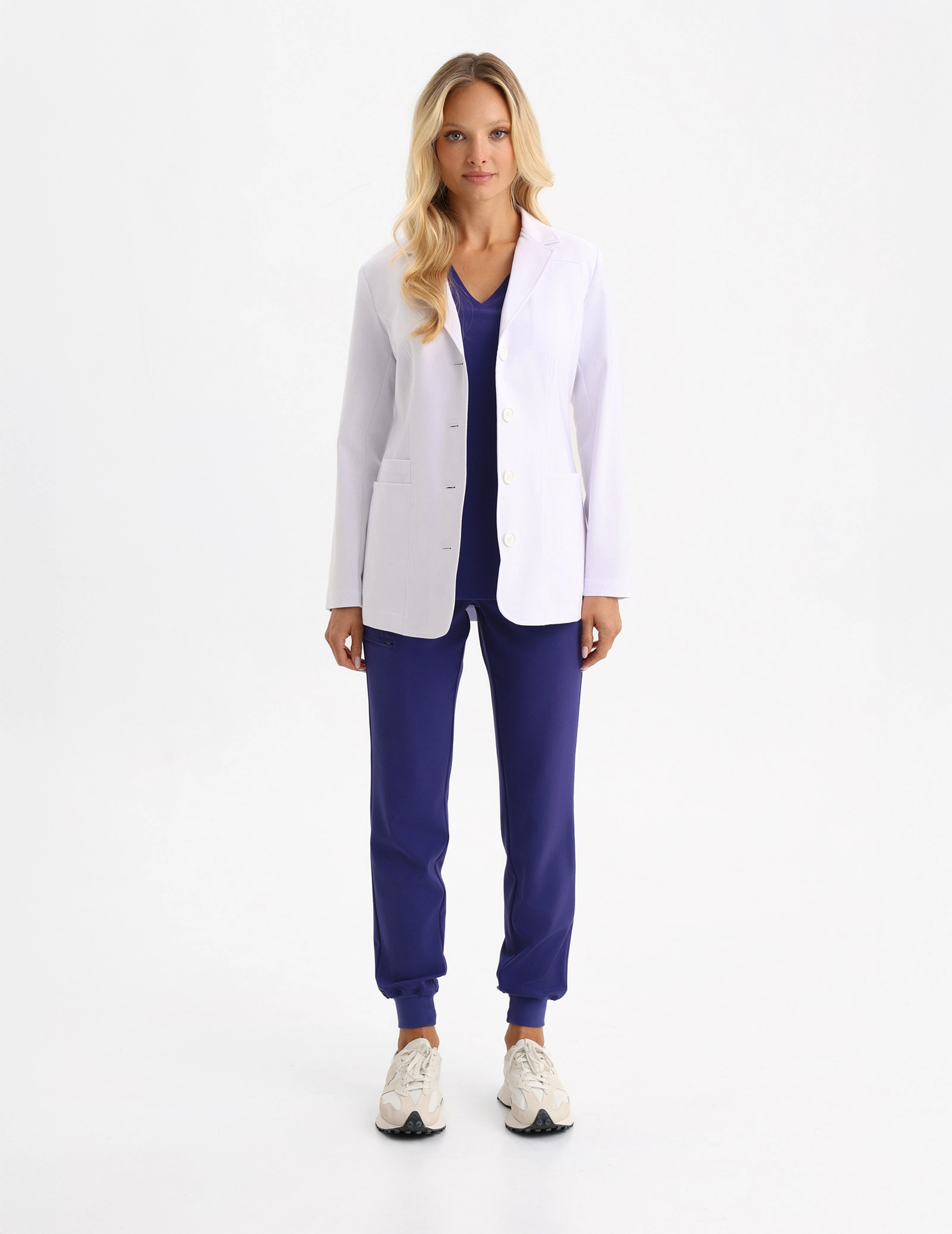 Fartuch Damski Medyczny Slim Fit- MADISON SHORT