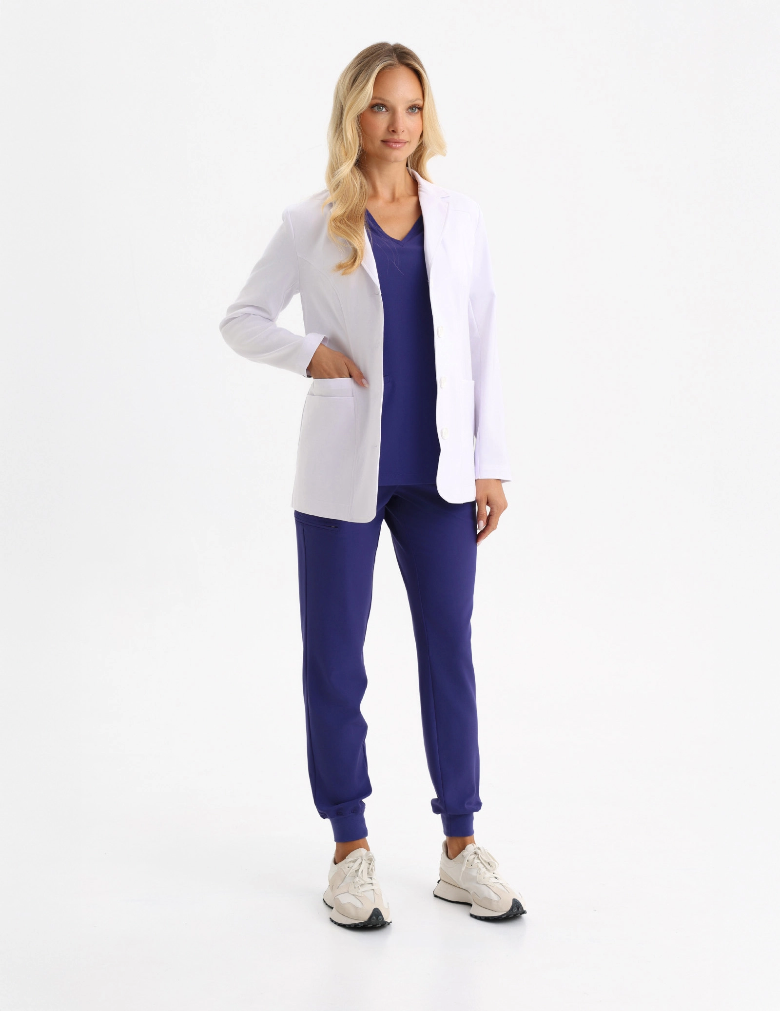 Fartuch Damski Medyczny Slim Fit- MADISON SHORT