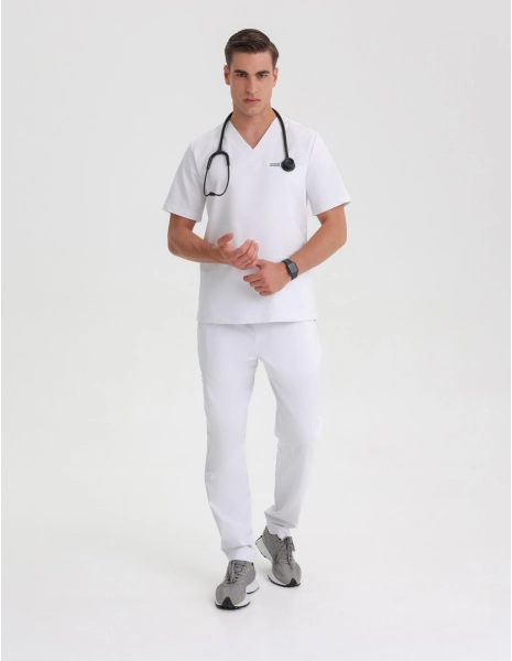 Spodnie Basic Męskie - White