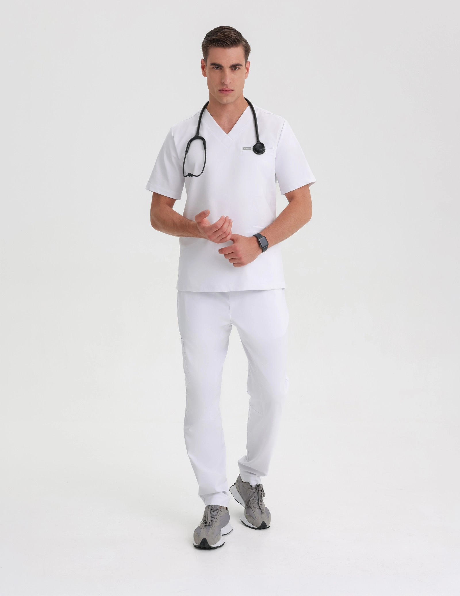 Spodnie Basic Męskie - White Spodnie Basic Męskie - White