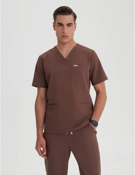 Bluza Medyczna Birbal - MILKY BROWN