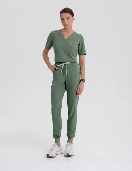 Spodnie Joggery Damskie - KHAKI