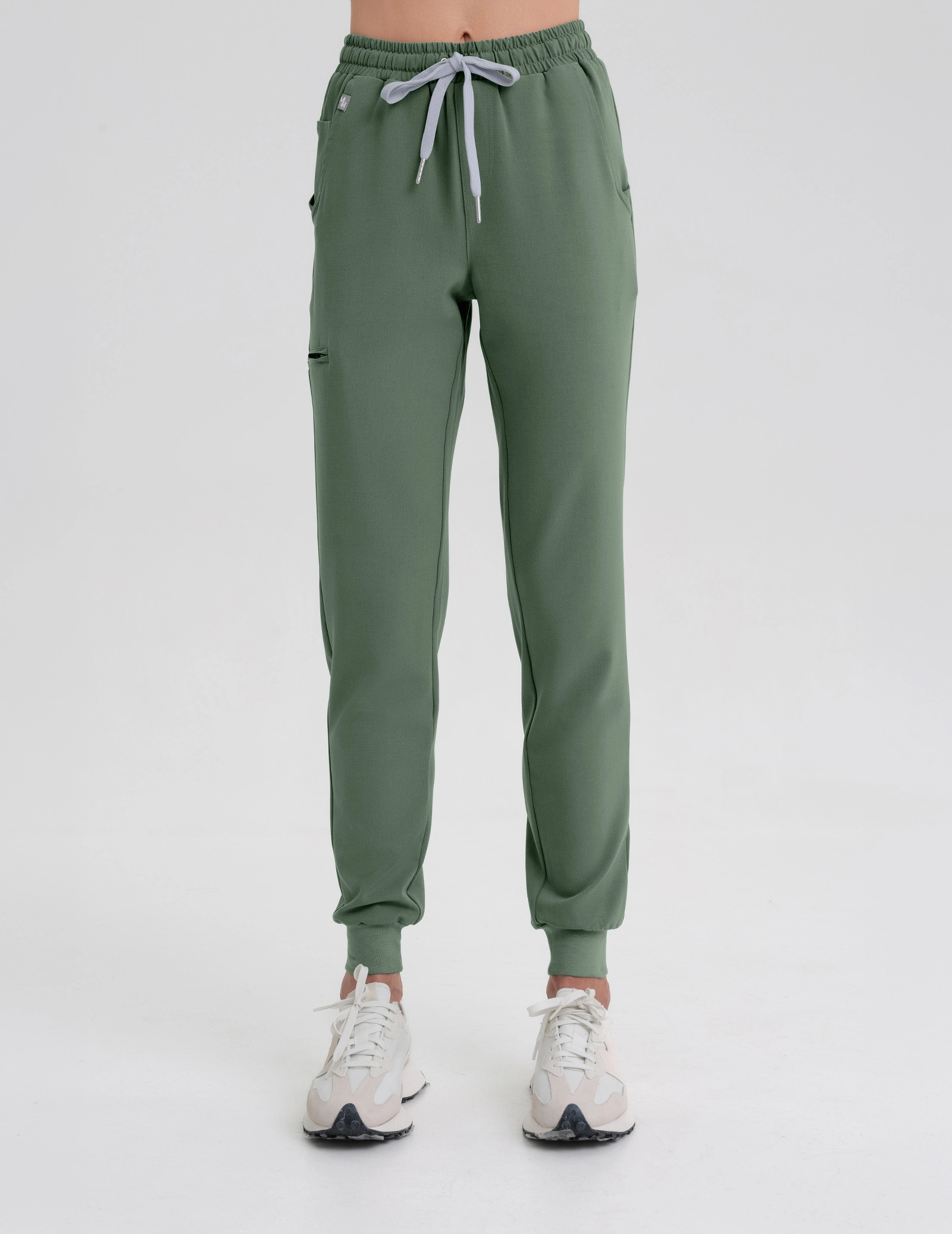 Spodnie Joggery Damskie - KHAKI Spodnie Joggery Damskie - KHAKI
