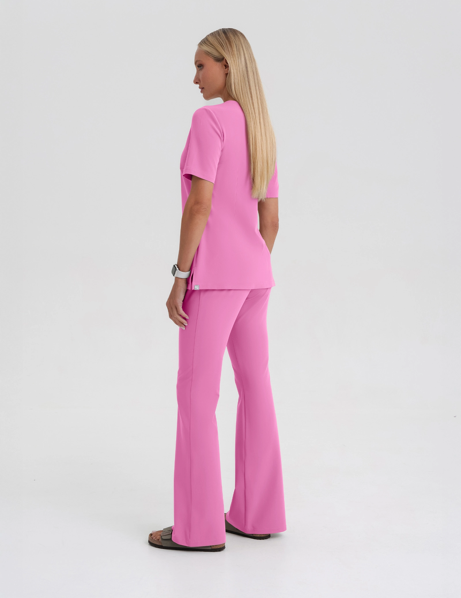 Bluza Medyczna Casy - HOT PINK