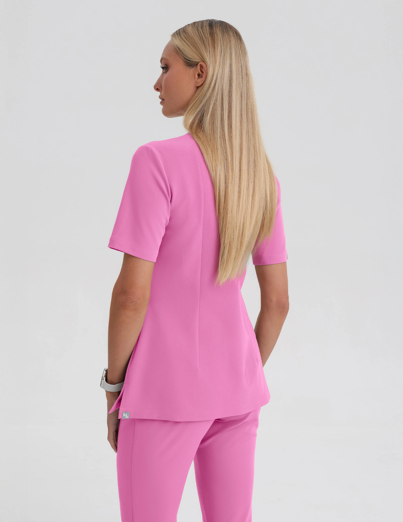 Bluza Medyczna Casy - HOT PINK