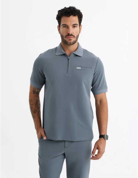 Bluza Medyczna Polo Męska -...