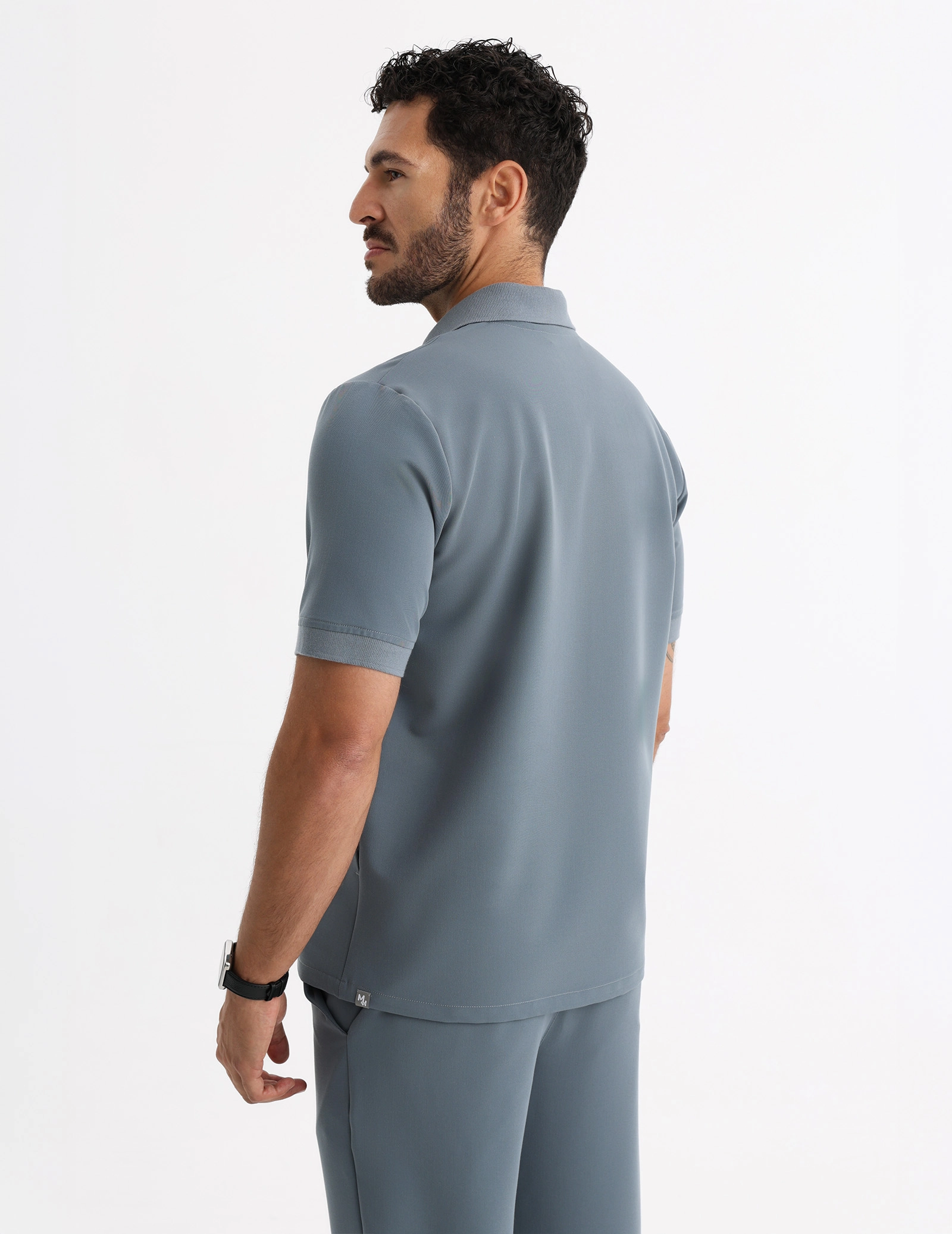 Bluza Medyczna Polo Męska - STORMY Bluza Medyczna Polo Męska - STORMY
