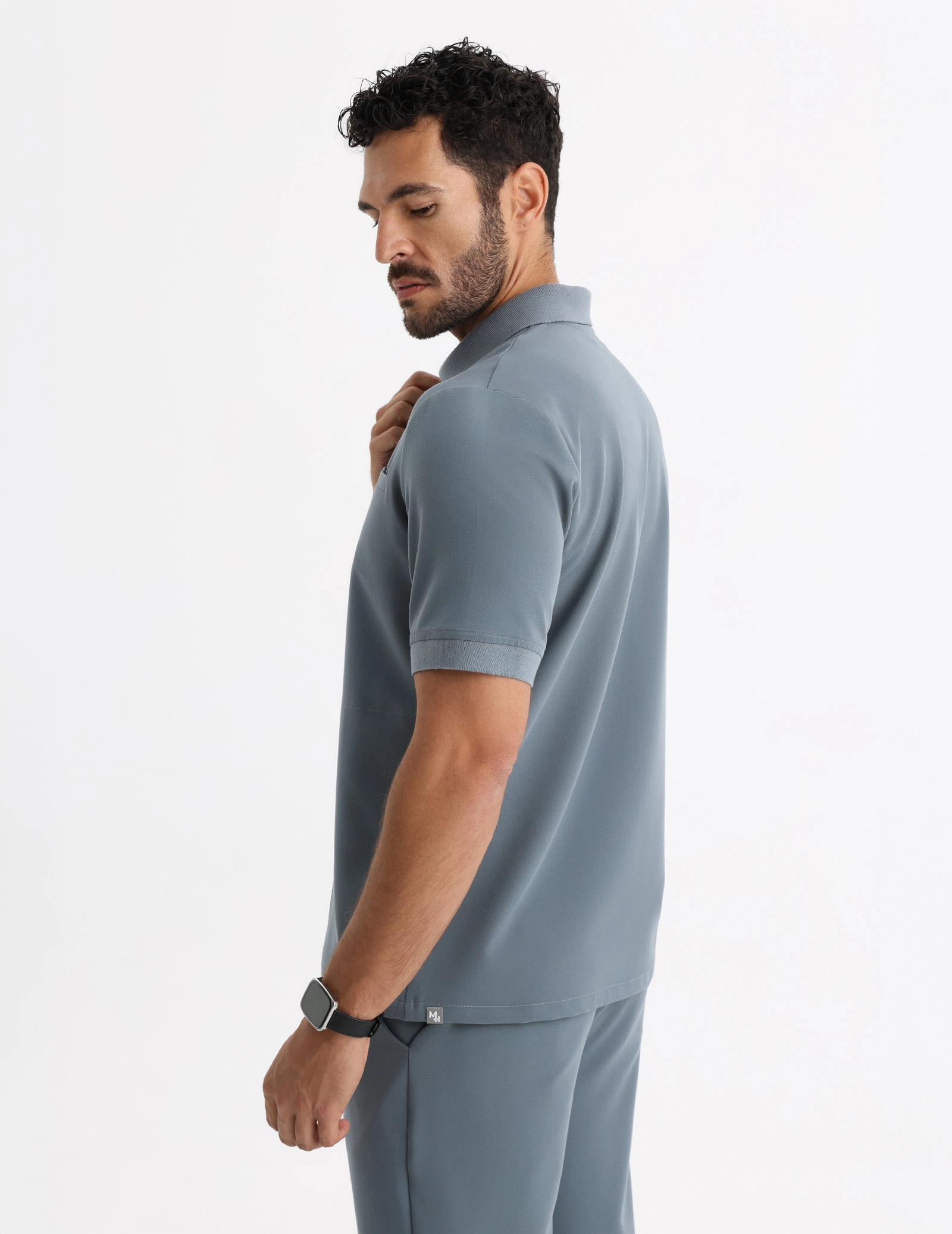 Bluza Medyczna Polo Męska - STORMY Bluza Medyczna Polo Męska - STORMY