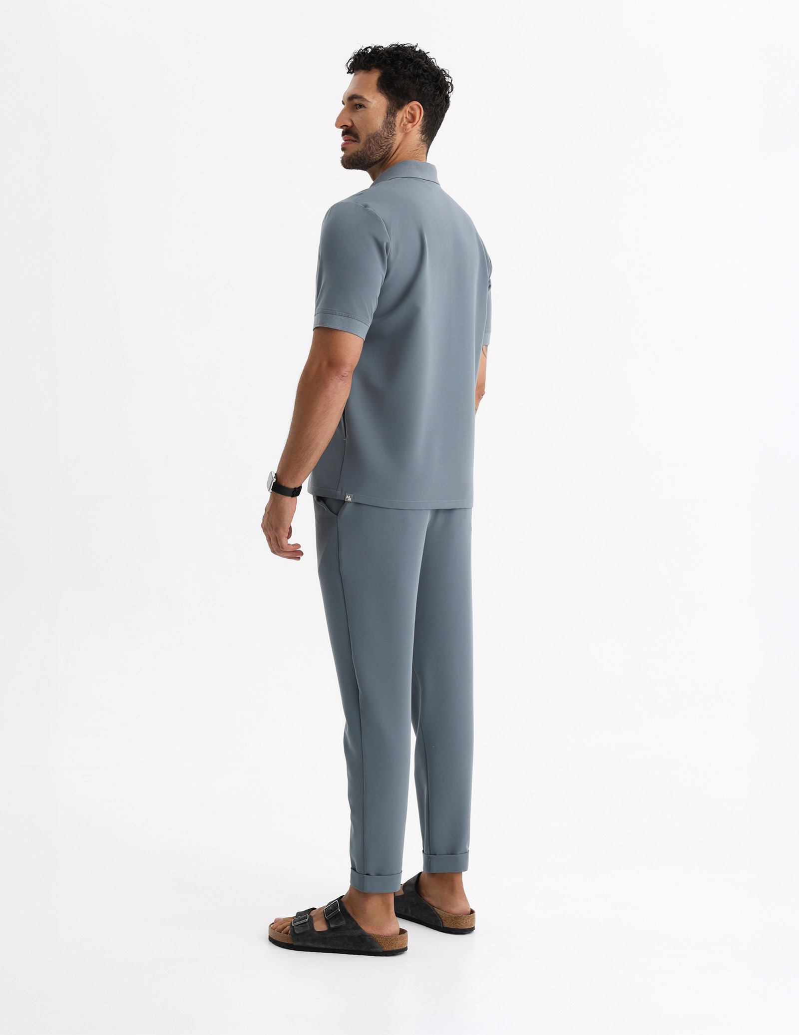Bluza Medyczna Polo Męska - STORMY Bluza Medyczna Polo Męska - STORMY