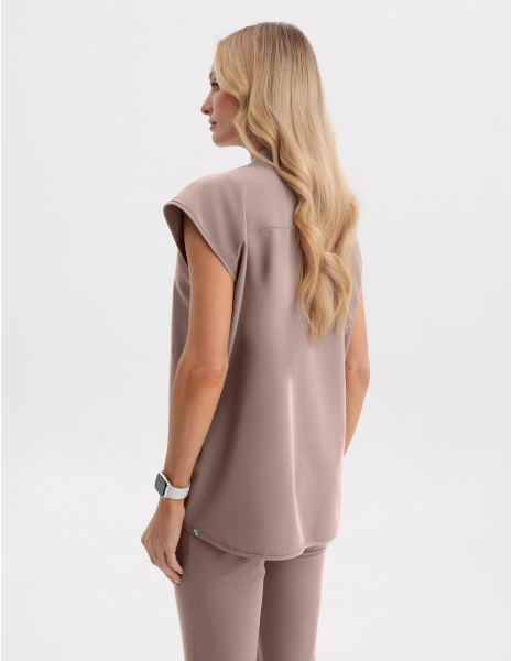 Bluza Medyczna Khloe - BEIGE