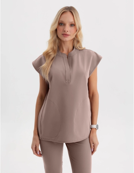Bluza Medyczna Khloe - BEIGE