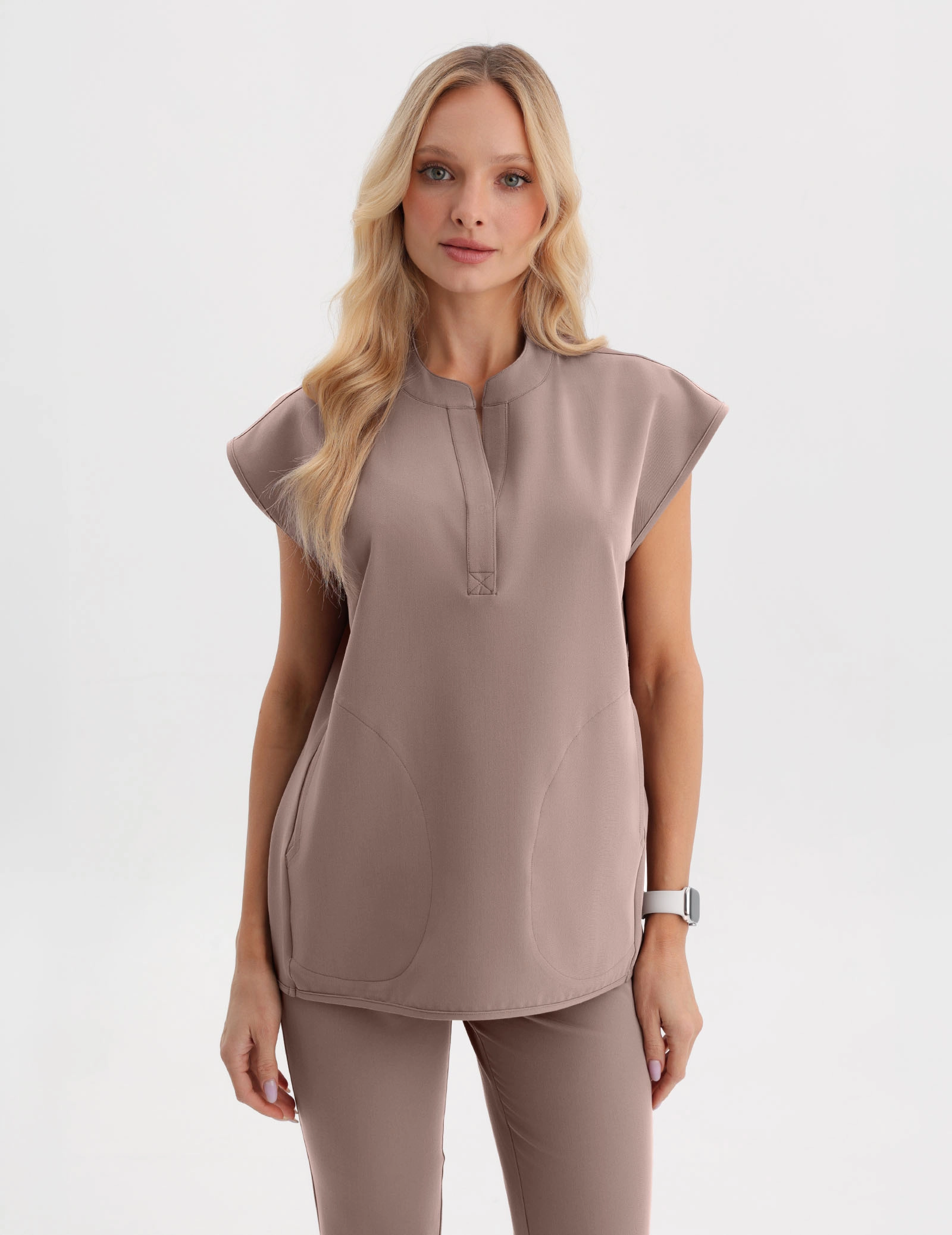 Bluza Medyczna Khloe - BEIGE Bluza Medyczna Khloe - BEIGE
