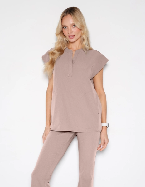 Bluza Medyczna Khloe - BEIGE
