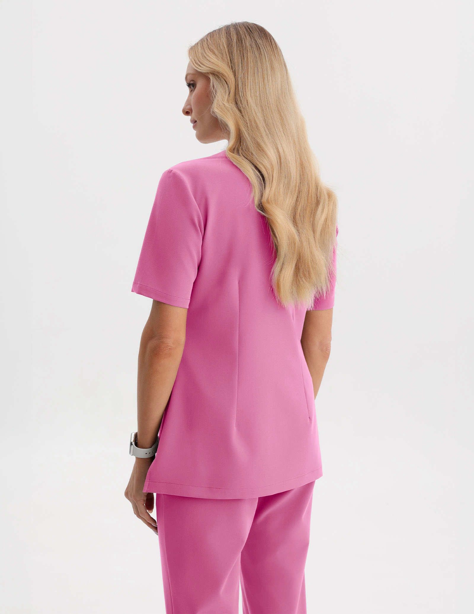 Bluza Medyczna Casy - HOT PINK