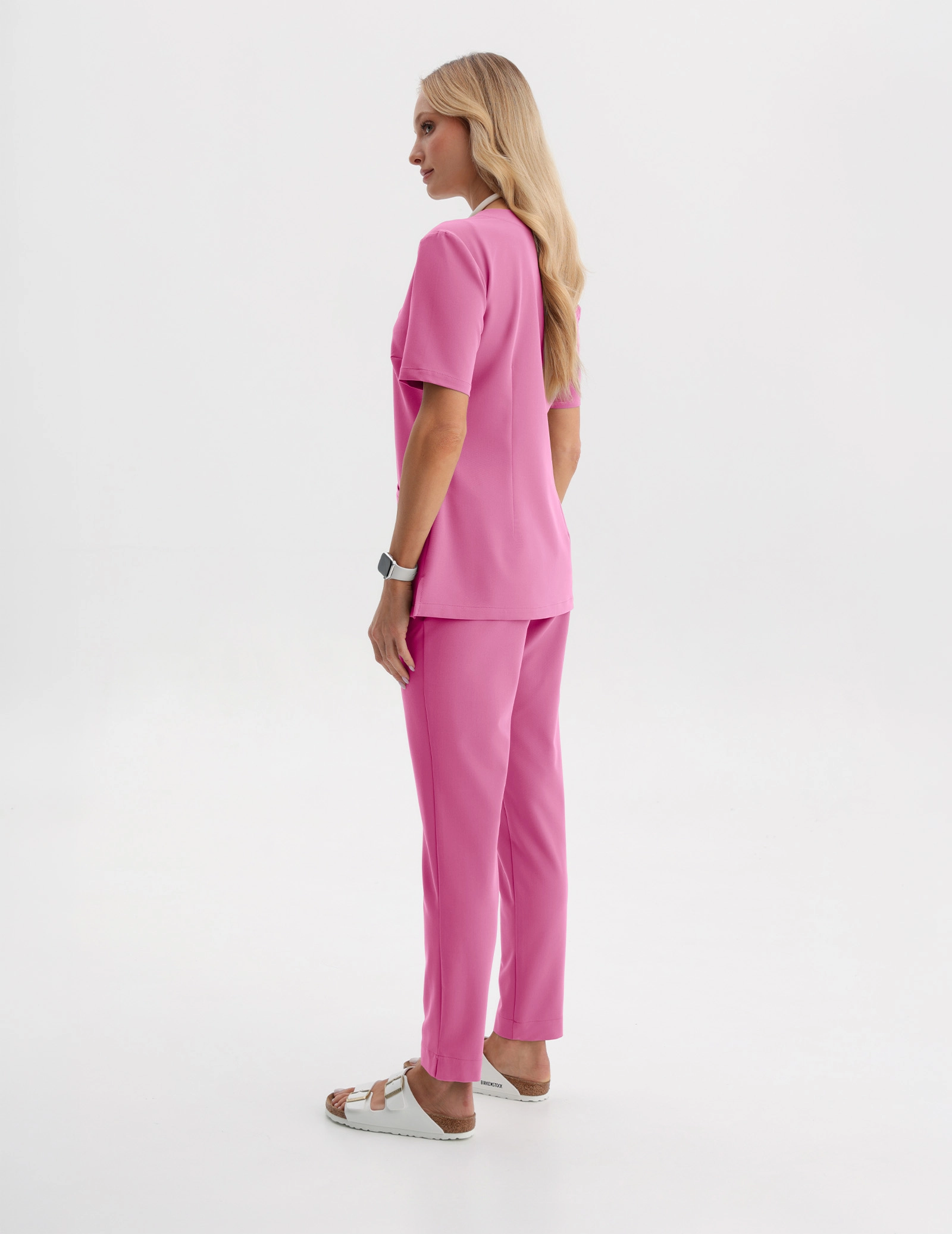 Bluza Medyczna Casy - HOT PINK
