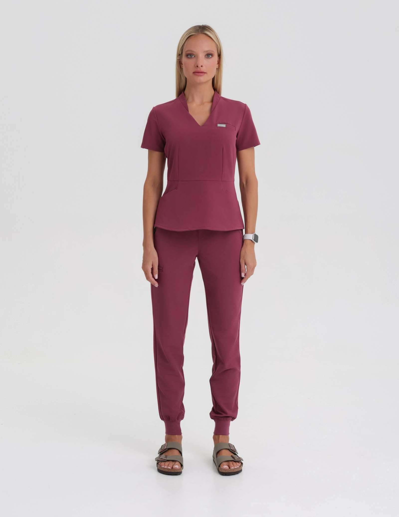 Spodnie Damskie Joggery - MULLED WINE Spodnie Damskie Joggery - MULLED WINE