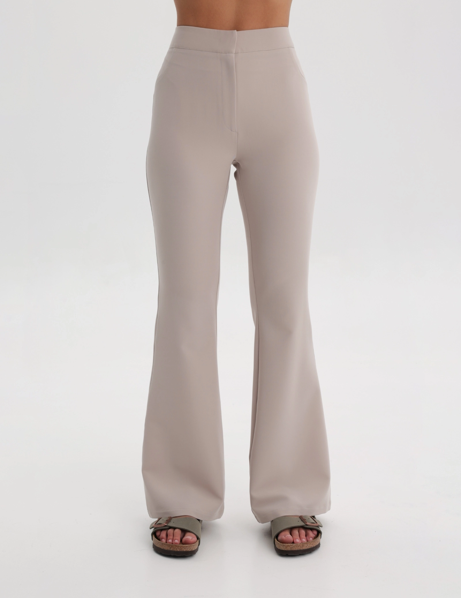 Spodnie Damskie Flare - COCONUT