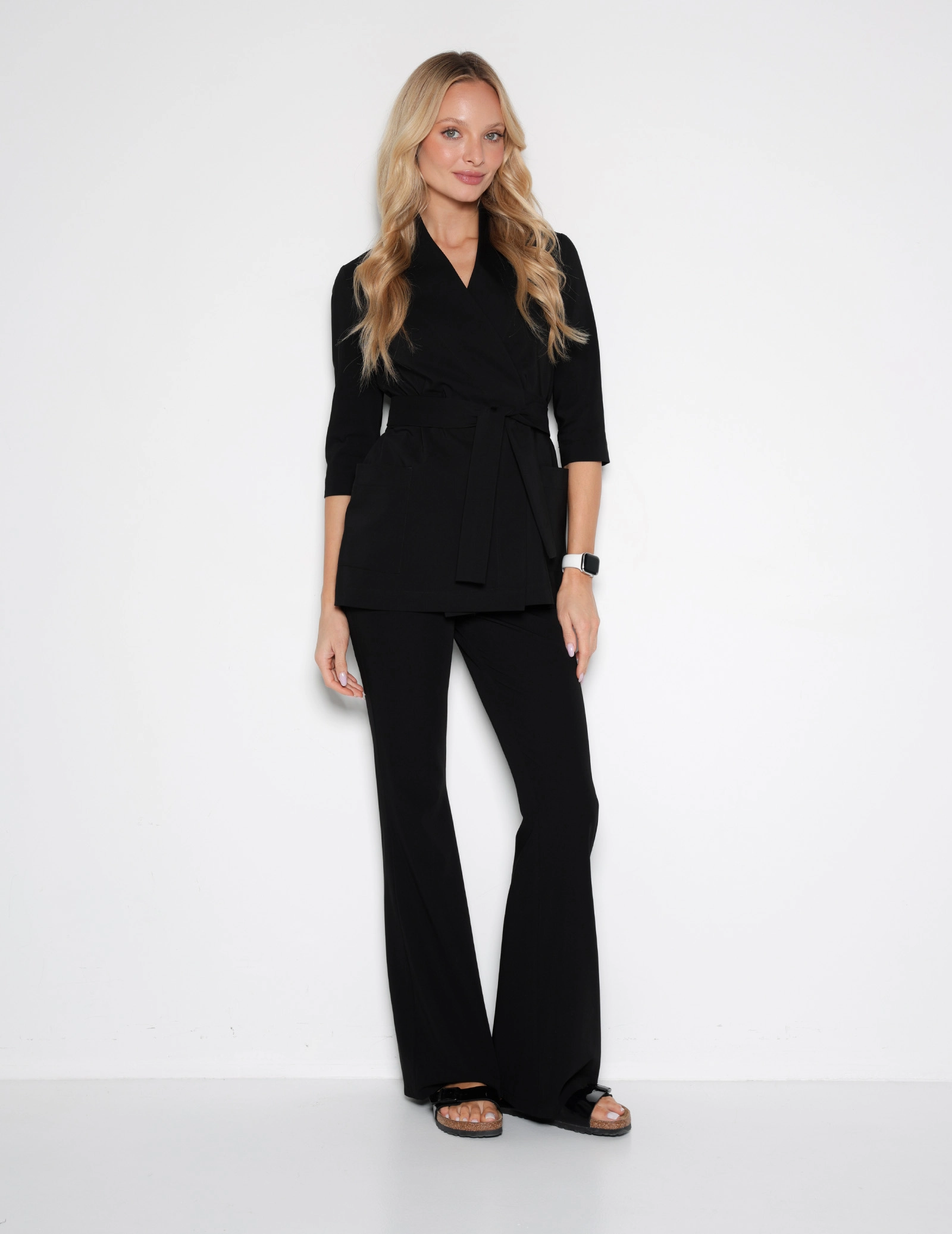 Spodnie Damskie Flare - BLACK Spodnie Damskie Flare - BLACK