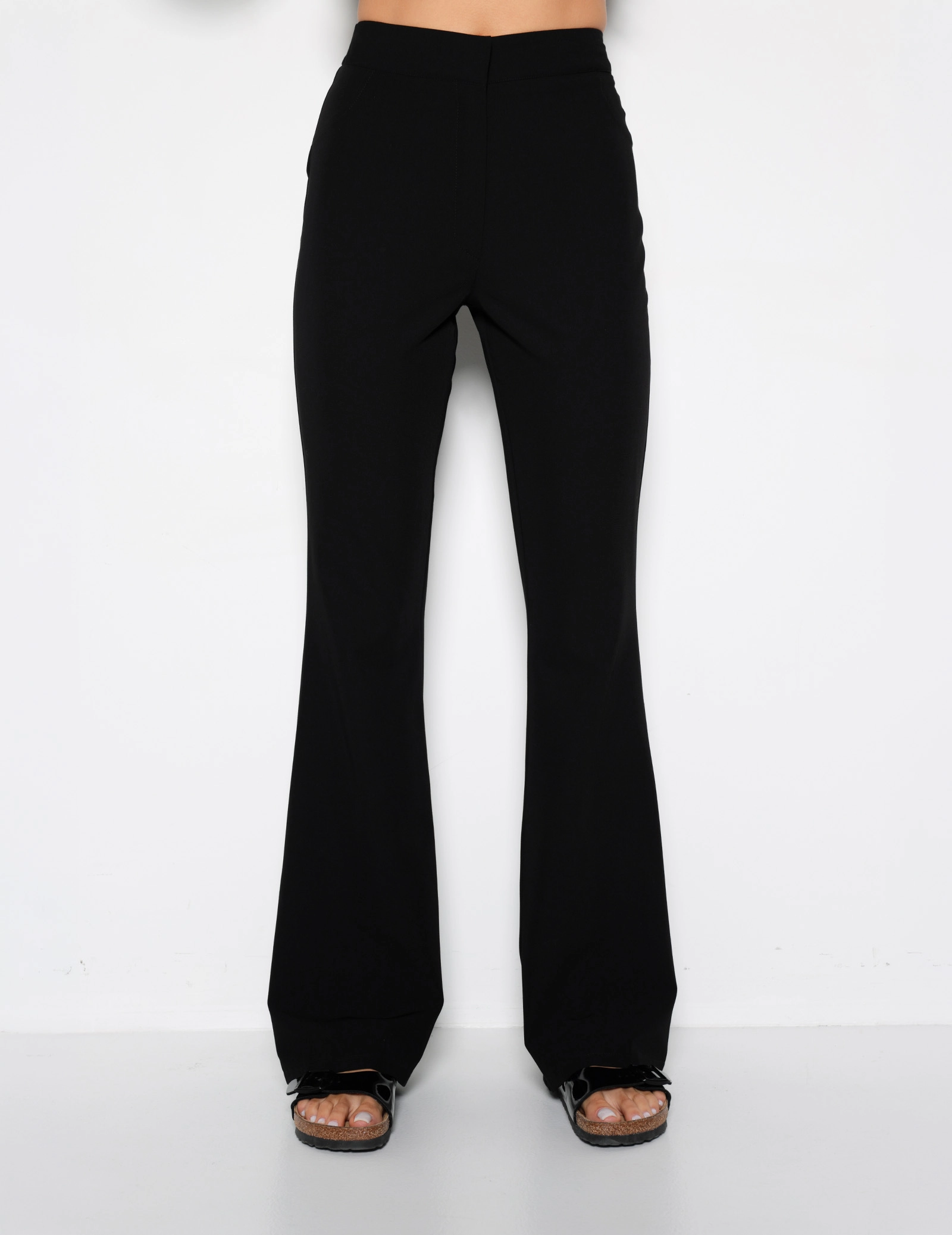 Spodnie Damskie Flare - BLACK Spodnie Damskie Flare - BLACK