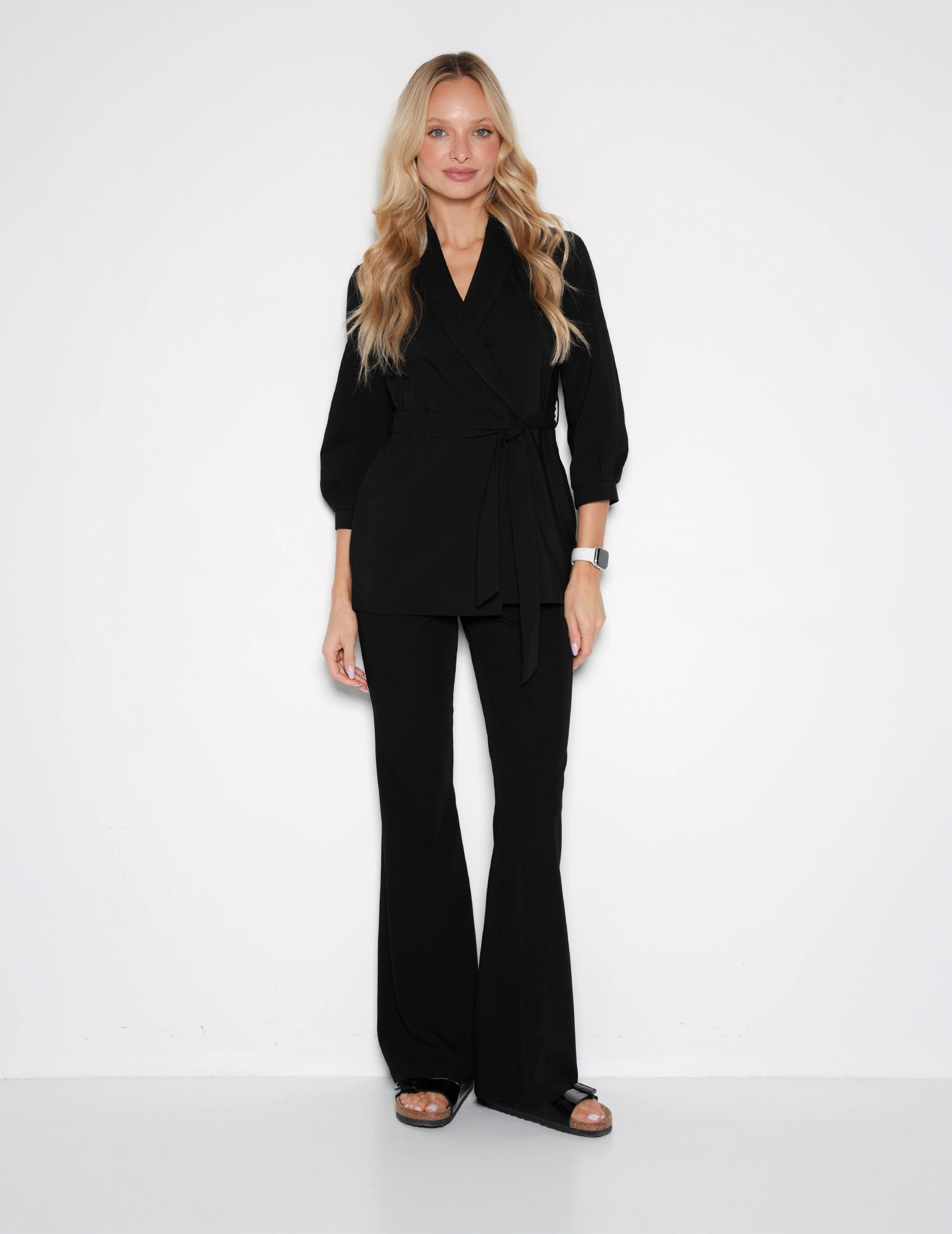 Spodnie Damskie Flare - BLACK Spodnie Damskie Flare - BLACK